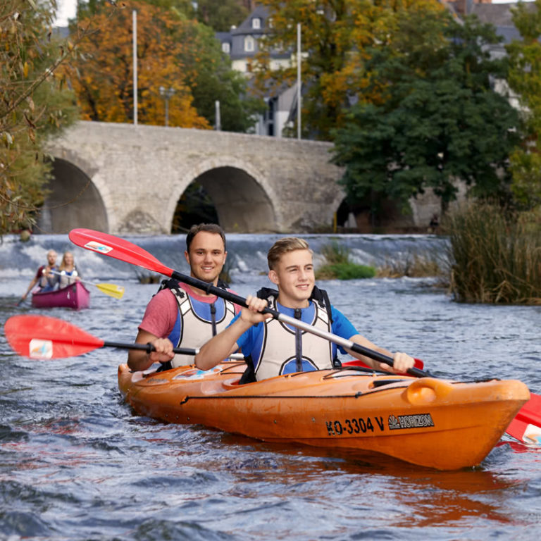 Kanutouren auf der Lahn in Hessen buchen Lahn Kanu