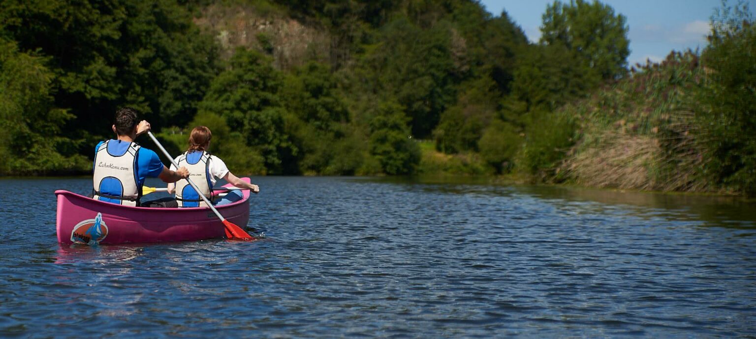Kanutouren auf der Lahn in Hessen buchen Lahn Kanu